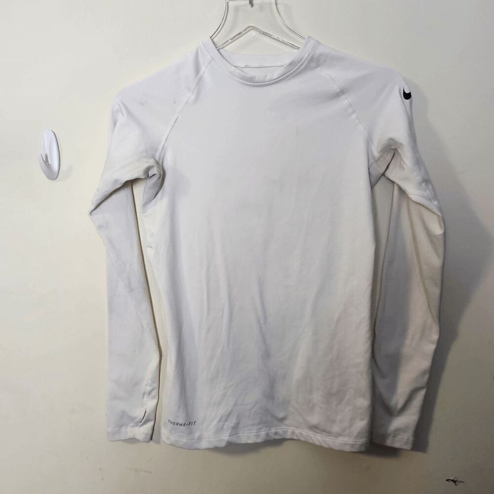 Nike Pro Combat Dri-Fit Fitted Long Sleeve Athletic Sweatshirt Baselayer Mocknec
